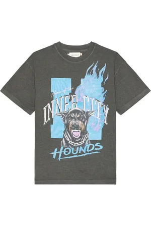 HONOR THE GIFT Inner City Hounds T-Shirt in Charcoal