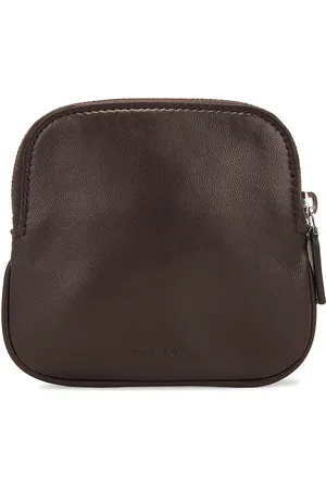 The Row Square Pouch in Brown