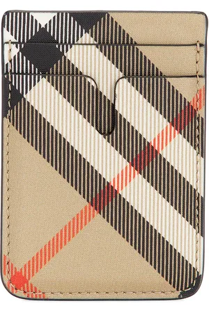 Burberry Magnetic Cardholder in Brown