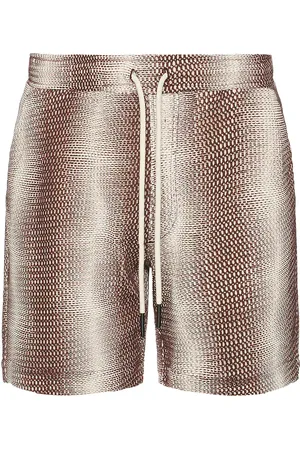 Oas Merlot Echo Net Shorts in Burgundy