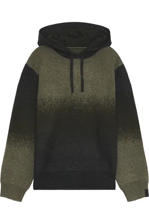 RAG&BONE Downing Cashmere Blend Hoodie in Green