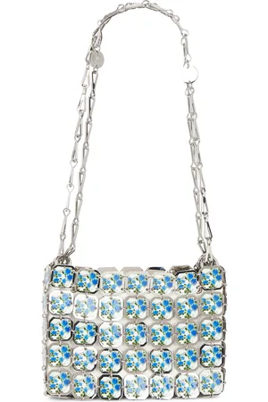 Paco rabanne Metal Chain Shoulder Bag in Metallic Silver