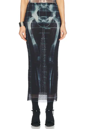 Jean Paul Gaultier Squeletor Skirt in Black