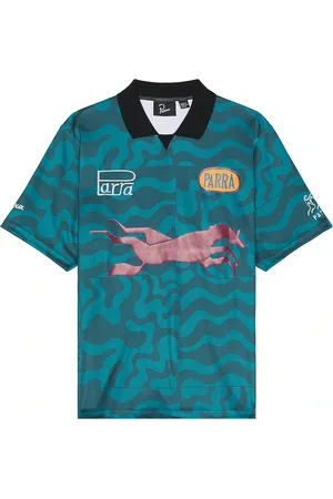 By Parra Sports Flag Polo Shirt in Green