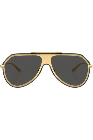 Dolce & Gabbana Aviator Sunglasses in Metallic