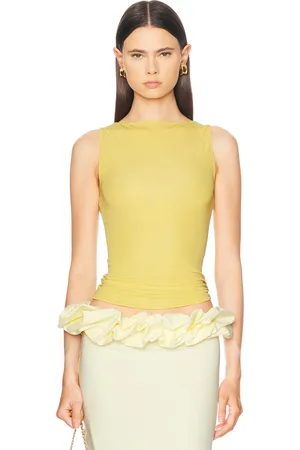 Maygel Coronel Anthos Tank Top in Mustard