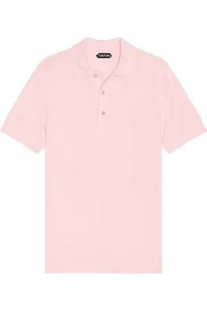 Tom Ford Short Sleeve Polo in Pink