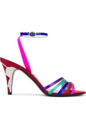 VALENTINO GARAVANI Ladycrush Sandal in Fuchsia,Purple