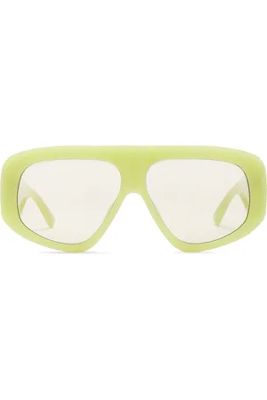 The Attico Milano Sunglasses in Green