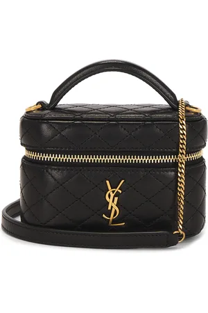 Saint Laurent Micro Gaby Vanity Bag in Black