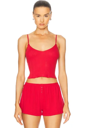 Cou Cou Intimates The Cami Top in Red