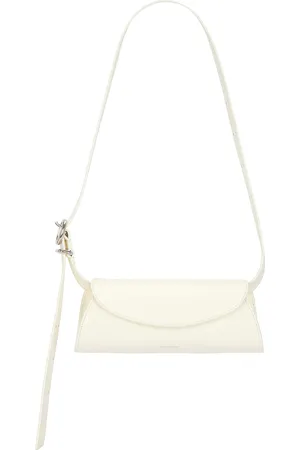 Jil Sander Cannolo Mini Bag in White