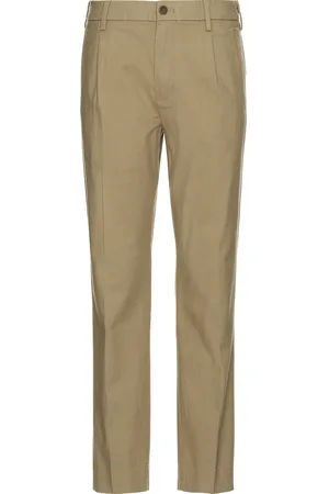 CLUB MONACO Hybrid Texture Elasticated Trouser in Brown