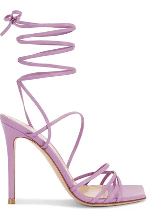 Gianvito Rossi Nappa Strappy Sandal in Pink