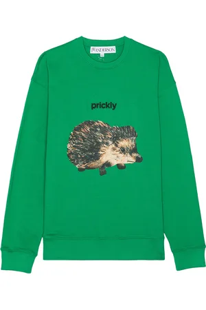J.W.Anderson Hedgehog Crewneck Sweatshirt in Green