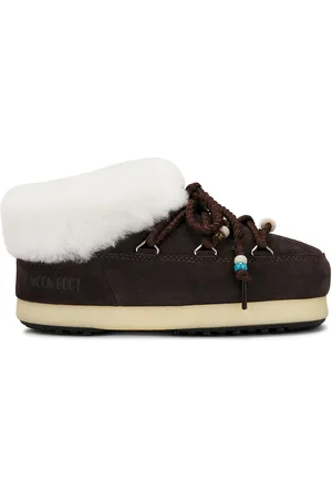 Moon Boot Evx Mule Suede Bead in Chocolate