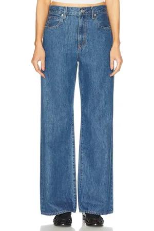 SLVRLAKE Grace Wide Leg in Blue