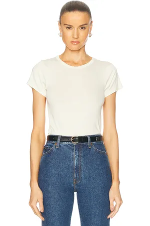 ÉTERNE Fitted Crewneck Short Sleeve T-Shirt in