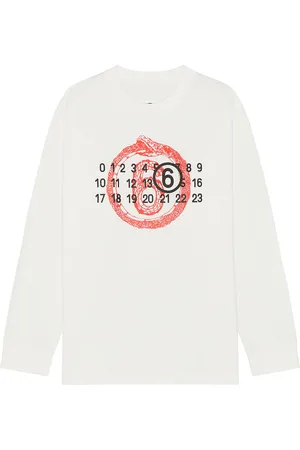 Maison Margiela Long Sleeve T-Shirt in White