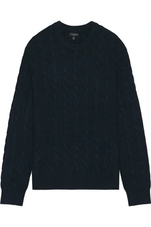 CLUB MONACO Cashmere Cable Crew Sweater in