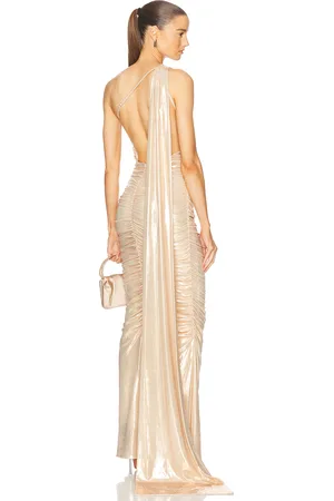 Retrofete Shannon Dress in Metallic Gold