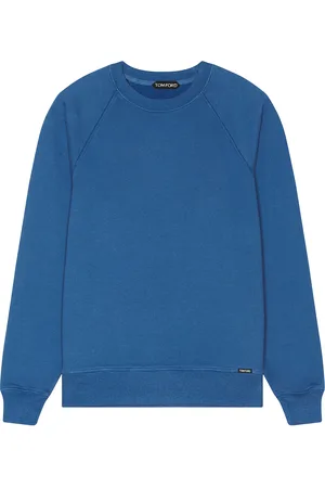 Tom Ford Garment Dyed Crewneck in Blue