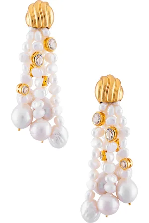 VALÉRE Awaken Earrings in Metallic Gold