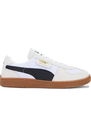 PUMA Super Team Og Sneaker in White & Navy in White