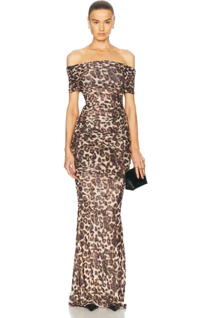 SER.O.YA Sasha Maxi Dress in Brown