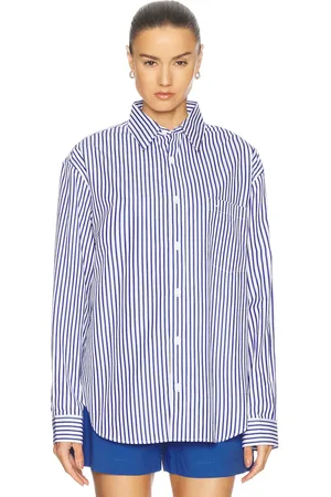 MATTEAU Classic Stripe Shirt in Blue