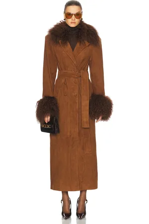 Retrofete Britta Trench Coat in Brown