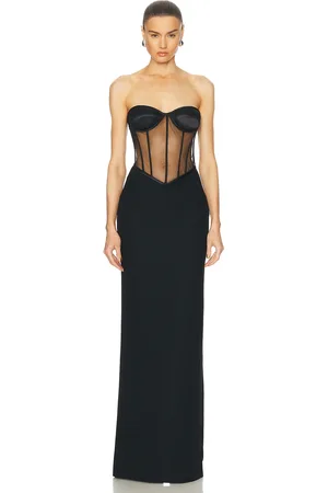 Ilkyaz Ozel Tara Gown in Black