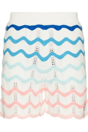 Casablanca Wave Shorts in White