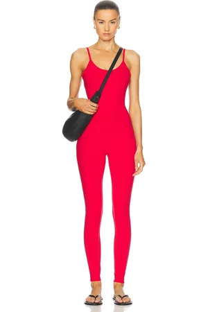 alo Airbrush One And Done Onesie in Red