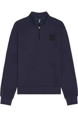 The North Face Box Half Dome 1/4 Zip in Blue
