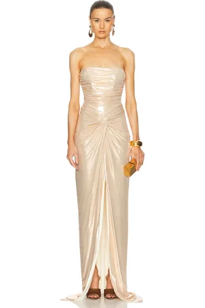 Retrofete Maytal Dress in Metallic Gold