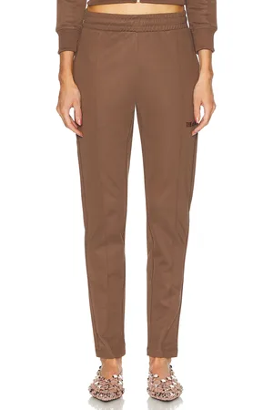 The Attico Long Pant in Chocolate