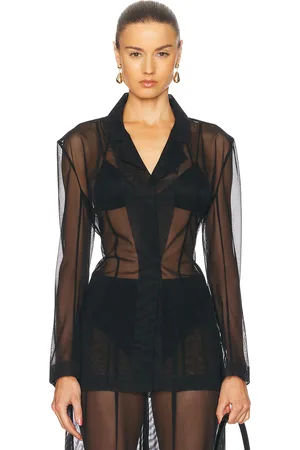 Norma Kamali Classic Single Breasted Jacket in