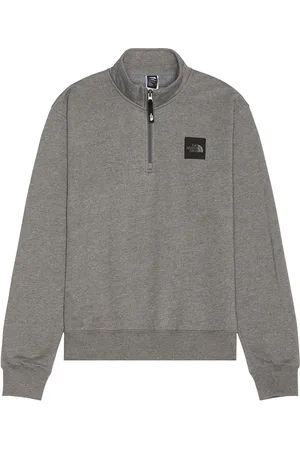 The North Face Box Half Dome 1/4 Zip in Grey