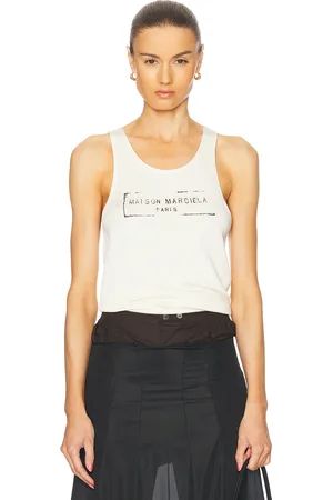 Maison Margiela Tank Top in Ivory