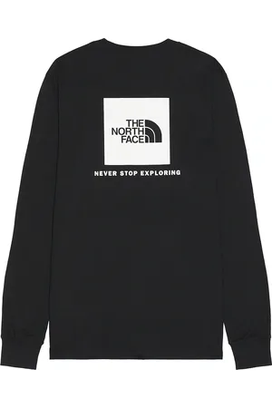The North Face Long Sleeve Box NSE Tee in Black