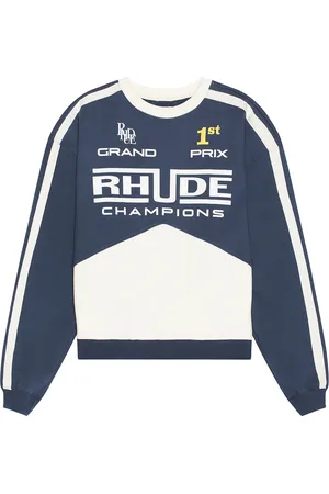Rhude Champions Crewneck in Navy