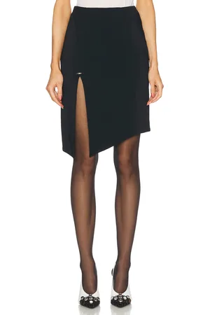 MUGLER Slit Long Skirt in