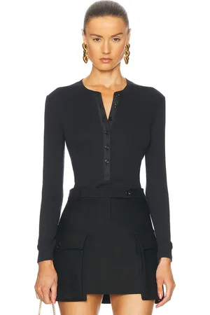 Tom Ford Long Sleeve Henley Top in