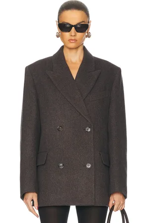 Acne Studios Okelly Twill Coat in Brown