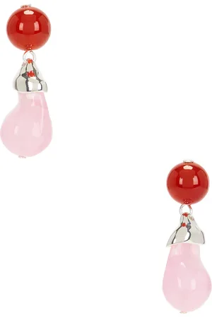 COMPLETEDWORKS Rose Quartz Bio Resin Earrings in Pink