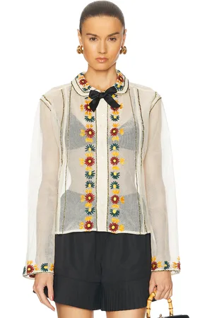 BODE Candyfloss Blouse in Ivory