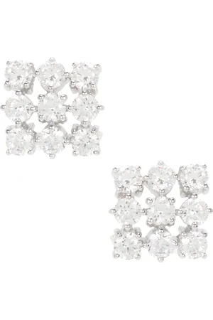 COMPLETEDWORKS Stud Earrings in Metallic Silver
