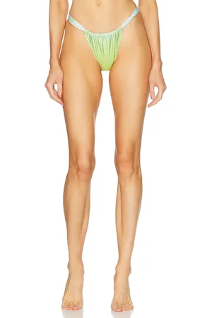 Solid The Ellery Bikini Bottom in Green