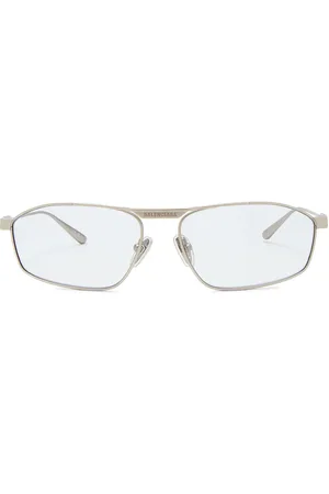Balenciaga Tag 3.0 Sunglasses in Metallic Silver